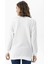 Kadın Bisiklet Yaka Yırtmaç Detaylı Sweatshirt 245048 - 5
