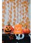 Halloween 3 Lü Bal Kabağı Süs Seti Işıklı Balkabağı Mum Gülen Balkabağı Figür ve Küçük Balkabağı Figür 1