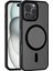 Apple iPhone 16 Pro Kılıf Magsafe Şarj Özellikli Mat Arka Yüzey Redclick Sio Kapak 4