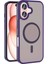 Apple Iphone 16 Kılıf Magsafe Şarj Arka Yarı Şeffaf Kapak Sio Cover 5