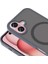 Apple iPhone 16 Kılıf Magsafe Şarj Özellikli Mat Arka Yüzey Redclick Sio Kapak 3