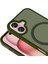 Apple iPhone 16 Kılıf Magsafe Şarj Özellikli Mat Arka Yüzey Redclick Sio Kapak 3