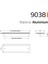 9038 Line-Çizgili Kulp Altın Renk Tek Adet 224 mm 2