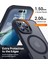 Apple Iphone 16 Pro Max Kılıf Magsafe Şarj Arka Yarı Şeffaf Kapak Sio Cover 4