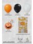 Halloween Parti Balon Süsleme Seti Perdeli Folyo Balonlu Cadılar Bayramı Süsleme Seti 2