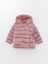 Kapüşonlu Kız Bebek Şişme Mont 1