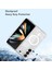 Samsung Galaxy Z Fold5 Kılıf Magsafe Özellikli Şeffaf Silikon Kapak 2