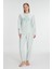 Kadın Uzun Kol Polar Pijama TAKIMI11269 2