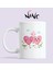 Love Aşk Kalp Temalı Hediyelik Baskılı Kupa Bardak 2