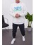 Hustle Beyaz Sweatshirt 3