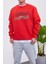 Hustle Kırmızı Sweatshirt 3