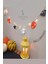 Halloween 6'Lı Yarasa Kabak Hayalet Led Işıklı Dekoratif Süs Cadılar Bayramı Mekan Parti Aksesuar 3