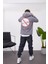 No Smoking Kapüşonlu Gri Sweatshirt 1