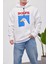 Bolfe Beyaz Kapüşonlu Sweatshirt 1
