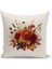 Sonbahar Serisi Çift Tarafı Dijital Baskılı Kırlent Kılıfı (Halloween Autumn Cushion Cover) 1