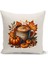 Sonbahar Serisi Çift Tarafı Dijital Baskılı Kırlent Kılıfı (Halloween Autumn Cushion Cover) 1