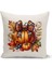 Sonbahar Serisi Çift Tarafı Dijital Baskılı Kırlent Kılıfı (Halloween Autumn Cushion Cover) 1