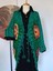Hippybutik Kadın Yeşil Mandala Desenli El Örgüsü Otantik Tesettür Giyime Uygun Hırka/astarsız Ceket 2