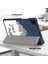 Samsung Galaxy Tab A9 X115 Üç Katlı Standı Deri Desen Baskı Kedi Tablet Kılıfı (Yurt Dışından) 5