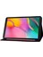 Samsung Galaxy Tab A 10.1 (2019) T510 T515 Sığır Derisi Doku Pu Deri Kart Tutucu Katlanabilir Stand Tablet Kılıfı (Yurt Dışından) 3