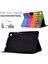 Deri Samsung Galaxy Tab A7 10.4 (2020 2022) T500 T505 Kart Tutucu Örme Şeritli Folio Flip Tablet Kılıfı (Yurt Dışından) 5