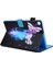 Desen Baskı Deri Kart Tutucu Samsung Galaxy Tab A 10.1 (2019) T510 T515 BUTTERFLY Tablet Kılıfı (Yurt Dışından) 5