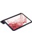 Samsung Galaxy Tab S8 Otomatik Uyandırma uyku Fonksiyonu Çizilmez Yumuşak Silikon Deri Üç Katlı Stand Korumalı Tablet Kılıfı (Yurt Dışından) 5