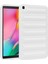 Samsung Galaxy Tab A 8.0 (2019) SM T290 (WI FI) SM T295 (Lte) Tpu Aşağı Ceket Dokulu Beyaz Tablet Kılıfı (Yurt Dışından) 1