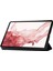 Samsung Galaxy Tab S8 Otomatik Uyandırma uyku Fonksiyonu Çizilmez Yumuşak Silikon Deri Üç Katlı Stand Iyi Korunmuş Tablet Kılıfı (Yurt Dışından) 4