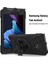 Samsung Galaxy Tab Active 3 Pc Silikon Kalem Yuvası El BANDI 360°DÖNEBILEN T570 T575 T575N T577 SIYAH Tablet Kılıfı (Yurt Dışından) 2