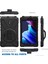 Samsung Galaxy Tab Active 3 Pc Silikon Kalem Yuvası El BANDI 360°DÖNEBILEN T570 T575 T575N T577 SIYAH Tablet Kılıfı (Yurt Dışından) 3