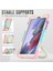 Samsung Galaxy Tab A7 Lite 8.7 Inç Pc Silikon Koruyucu Anti Drop 360 Derece Dönen Bej kamuflaj Tablet Kılıfı (Yurt Dışından) 5
