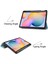 Samsung Galaxy Tab S6 Lite (2024 2022 2020) Standlı Üç Katlı Deri Kalem Yuvalı Akıllı Tablet Kılıfı (Yurt Dışından) 3