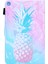 Desen Baskı Standı Deri Samsung Galaxy Tab S5E SM T720 SM T725 Ananas Tablet Kılıfı (Yurt Dışından) 3