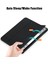 Samsung Galaxy Tab S9 s9 Fe 11 Inch SM X710 SM X716B SM X718U Pu Deri Üç Katlı Stand Akıllı Tablet Kılıfı (Yurt Dışından) 3