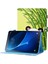 Samsung Galaxy Tab A 10.1 (T580 T585) Anti Drop Deri Dikişli Manyetik Kapatma Standı Kart Yuvaları Tablet Kılıfı (Yurt Dışından) 1