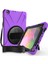 Samsung Galaxy Tab A 8.0 (2019) X Shape Pc Tpu Birleşik 360 Derece Dönebilen Kickstand el Kayışı Omuz Askısı SM T290 SM T295 Tablet Kılıfı (Yurt Dışından) 2