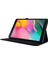 Çizilmez Kumaş Doku Kart Yuvaları Standı Deri Samsung Galaxy Tab A7 10.4 (2020 2022) T500 SIYAH Tablet Kılıfı (Yurt Dışından) 2