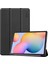 Üç Katlı Stand Pu Deri Akıllı Samsung Galaxy Tab S6 Lite (2020) P610 P615 (2022 2024) SIYAH Tablet Kılıfı (Yurt Dışından) 1
