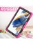 Samsung Galaxy Tab A8 10.5 (2021 2022) Sert Pc Yumuşak Silikon Pet Ekran Koruyuculu Döner Tablet Kılıfı (Yurt Dışından) 4