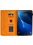 Samsung Galaxy Tab A 10.1T580 T585 Pu Deri Çiçek Desen Baskılı Koruyucu Stand Kart Sahibinin Haki Tablet Kılıfı (Yurt Dışından) 2