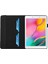 Eşkenar Dörtgen Baskı Tam Koruyucu Cilt Dokunmatik Pu Deri Koruyucu Samsung Galaxy Tab A 8.0 WI FI(2019)SM T290 Kart Yuvaları Tablet Kılıfı (Yurt Dışından) 5