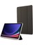 Samsung Galaxy Tab S9 s9 Fe Üç Katlı Stand Akıllı Otomatik uyandırma Deri Karbon Fiber Doku Tablet Kılıfı (Yurt Dışından) 1