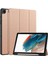 Samsung Galaxy Tab A9 Üç Katlı Standı Deri Kalem Yuvası Tablet Kılıfı (Yurt Dışından) 1