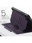 Samsung Galaxy Tab A9 (SM X110 X115) 5 Seviye Ayarlanabilir Standlı Kart Tutuculu Kalem Yuvalı Tablet Kılıfı (Yurt Dışından) 3