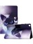 Desen Baskı Deri Samsung Galaxy Tab A7 Lite 8.7 Inç T220 T225 CAT Face Tablet Kılıfı (Yurt Dışından) 1