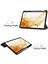 Samsung Galaxy Tab S7 s8 Sağlam Üç Katlı Standlı Kalem Yuvalı Akıllı Deri Tablet Kılıfı (Yurt Dışından) 3