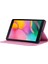Kumaş Doku Standı Deri Koruyucu Samsung Galaxy Tab A 8.0 Wi Fi (2019) SM T290 T295 ROSE Tablet Kılıfı (Yurt Dışından) 5