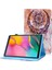 Samsung Galaxy Tab A 10.1 (2019 T510 T515) Dikişli Manyetik Kapatma Pu Deri Kart Yuvaları Standı Tablet Kılıfı (Yurt Dışından) 1