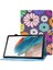 Samsung Galaxy Tab A8 10.5 (2021 2022) Pu Deri Baskı Smart Folio Standlı Dikiş Kart Yuvalı Kalemlik Papatyalar Tablet Kılıfı (Yurt Dışından) 1